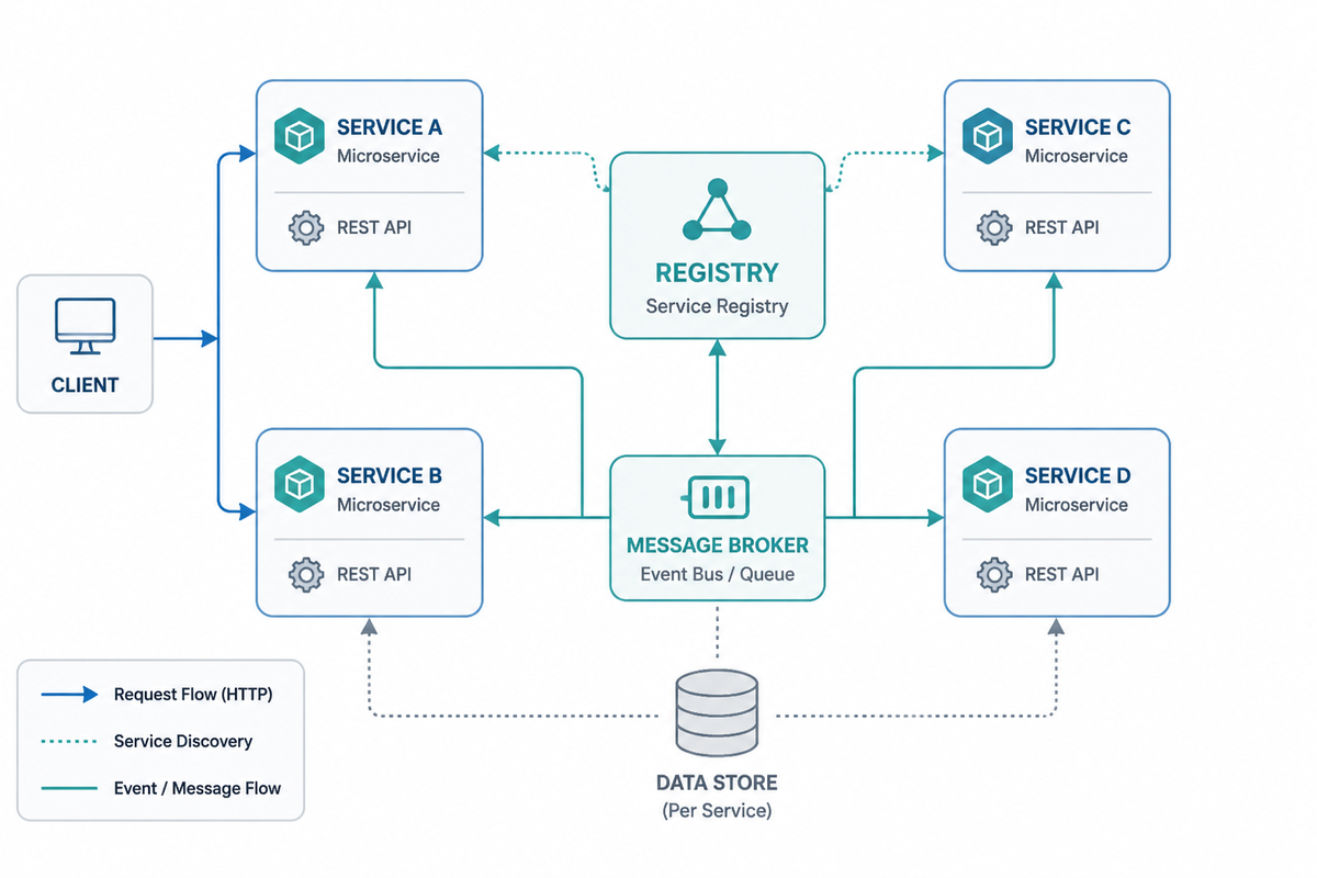 Go Micro architecture diagram